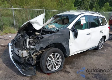 2015 Nissan Pathfinder S из США, поврежденный, VIN 5N1AR2MN7FC683569